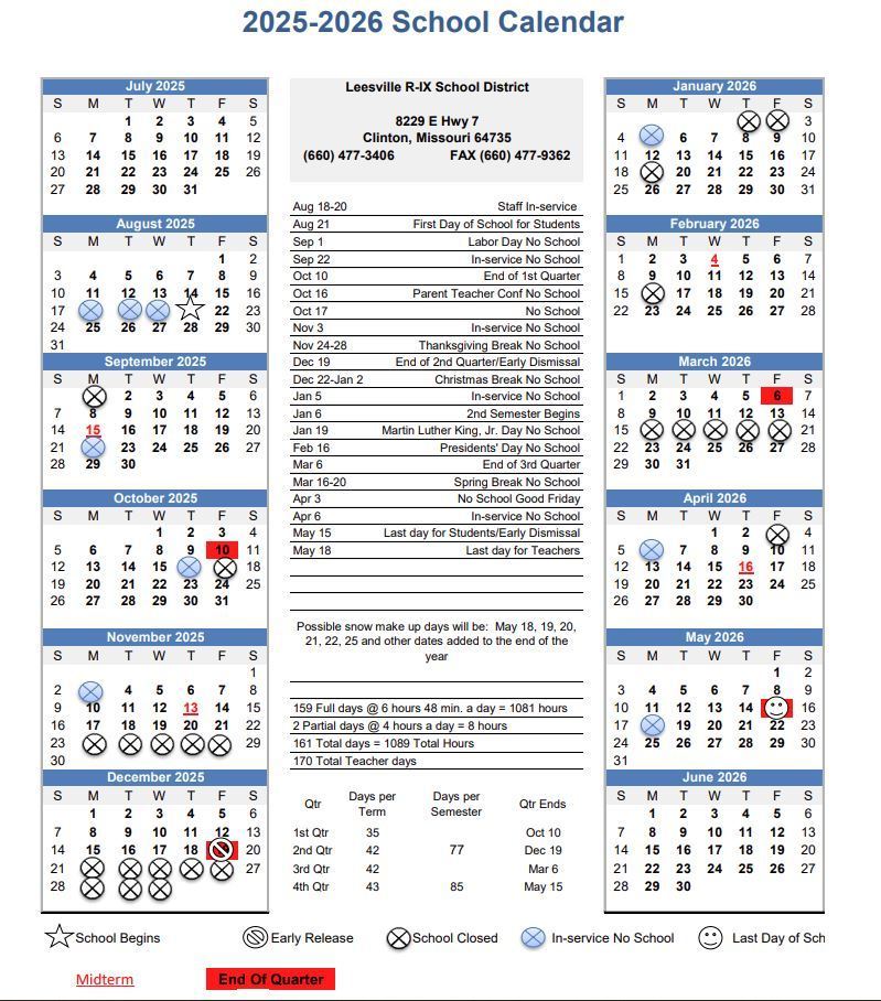 School Calendar