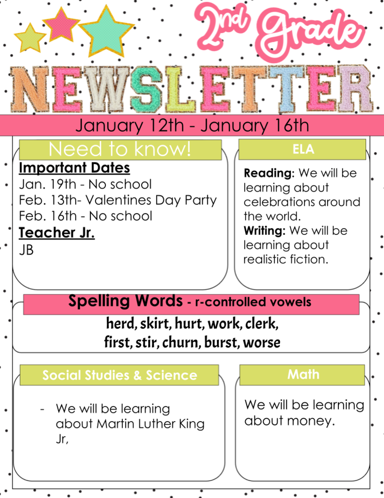 Jan Newsletter
