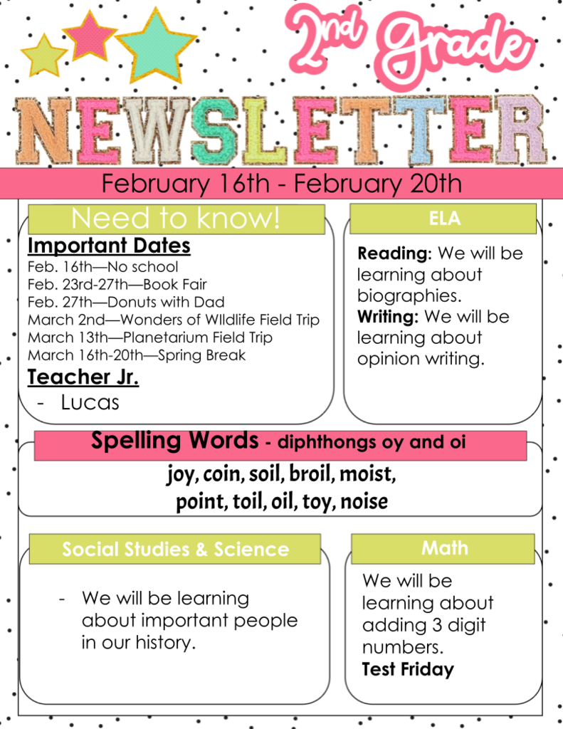 Feb Newsletter