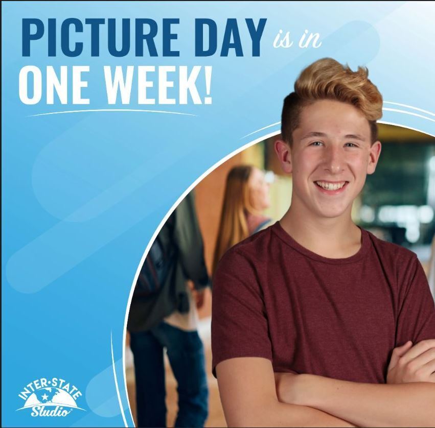 Picture day is in one week.  This events code is 0539HWF.