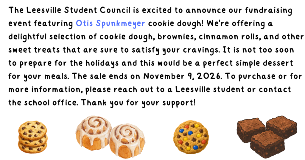 Help out our Student Council and get a quick and easy snack. Looks like a win-win!
