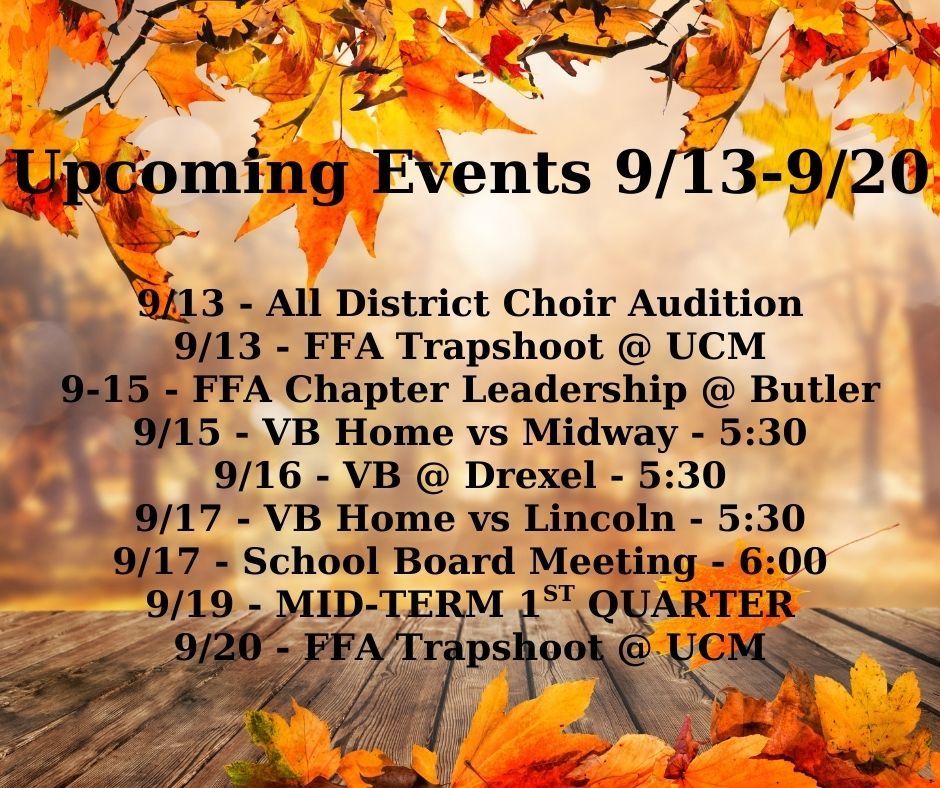 Upcoming Events