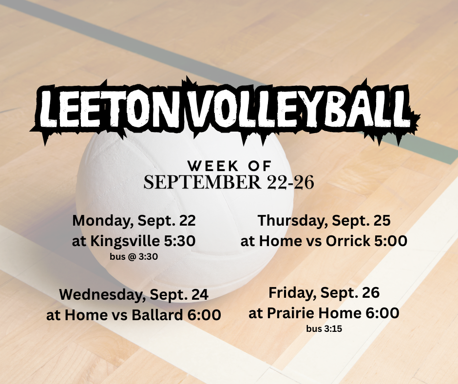 Upcoming Volleyball