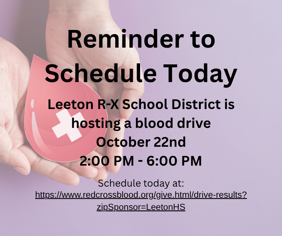 October 22nd Blood Drive
