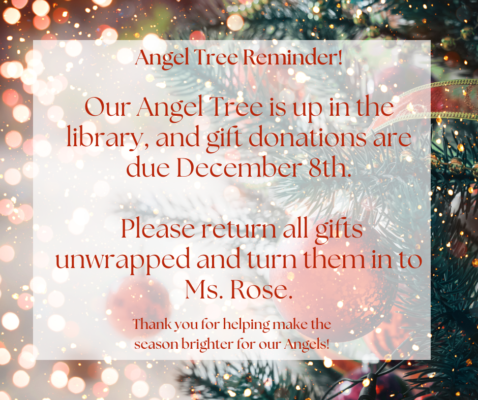 Angel tree reminder
