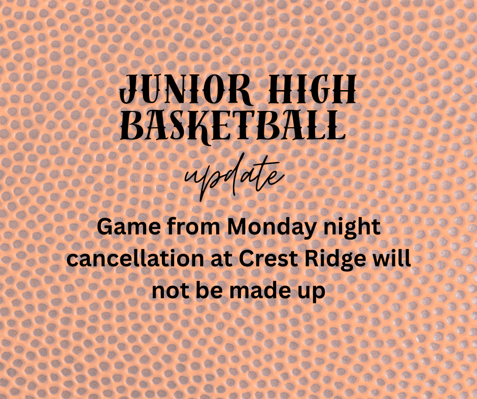 Junior High basketball update