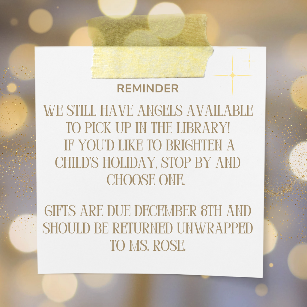 Angel tree reminder