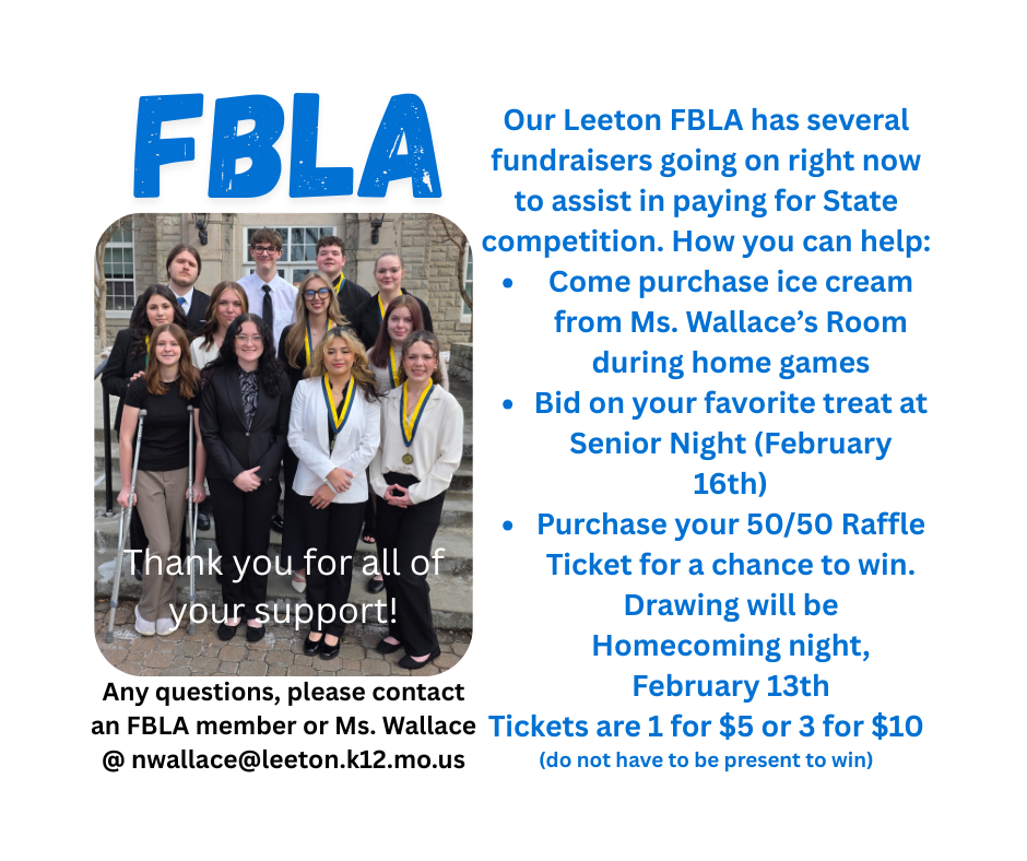 FBLA fundraisers