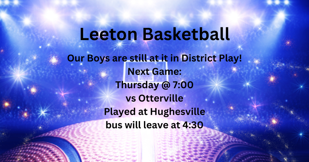 District Basketball Boys