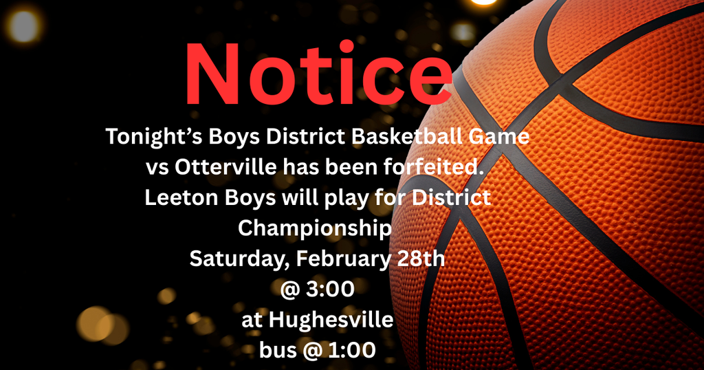 District Basketball Boys