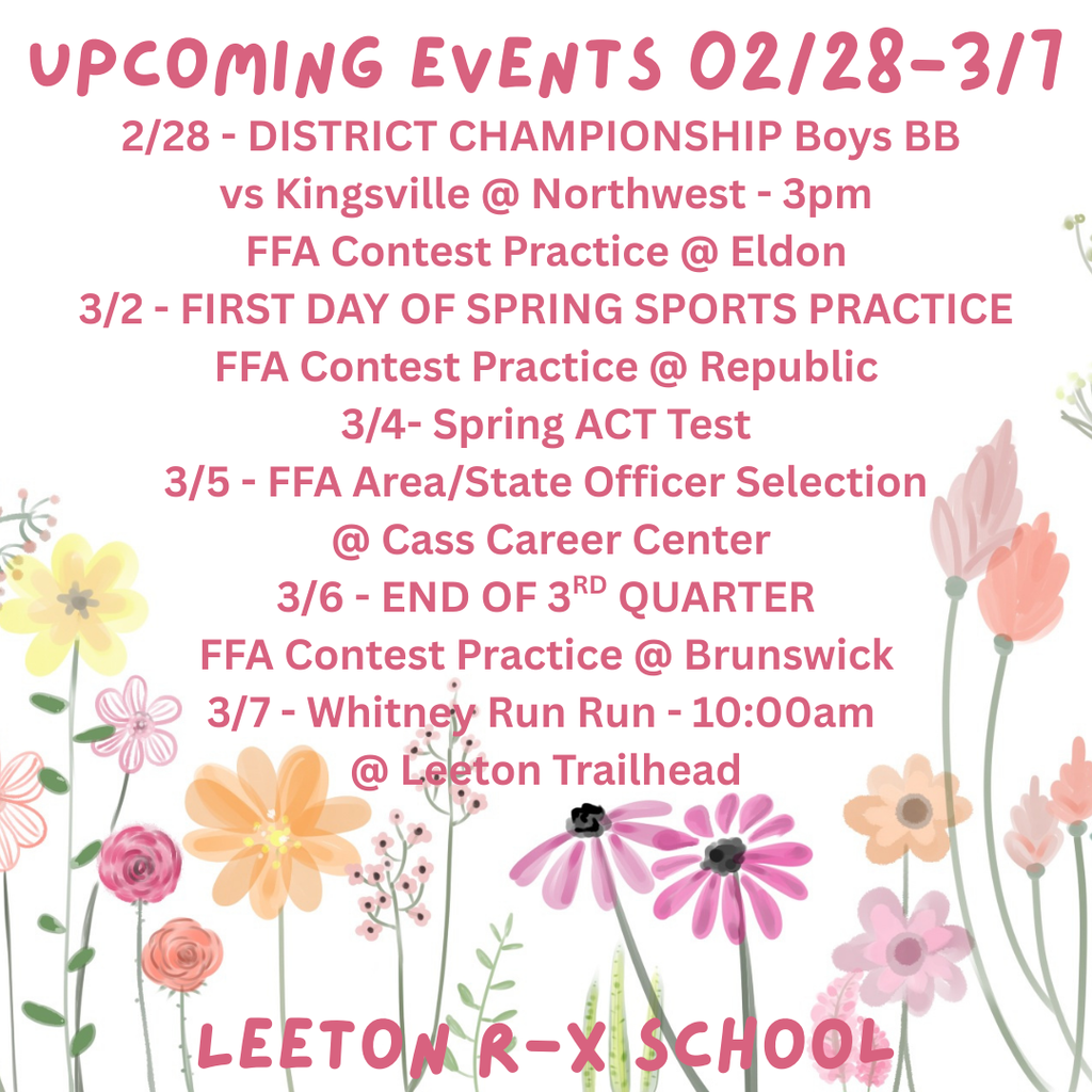 Upcoming Events