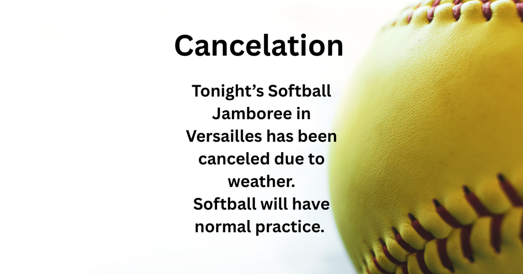 Softball Cancelation