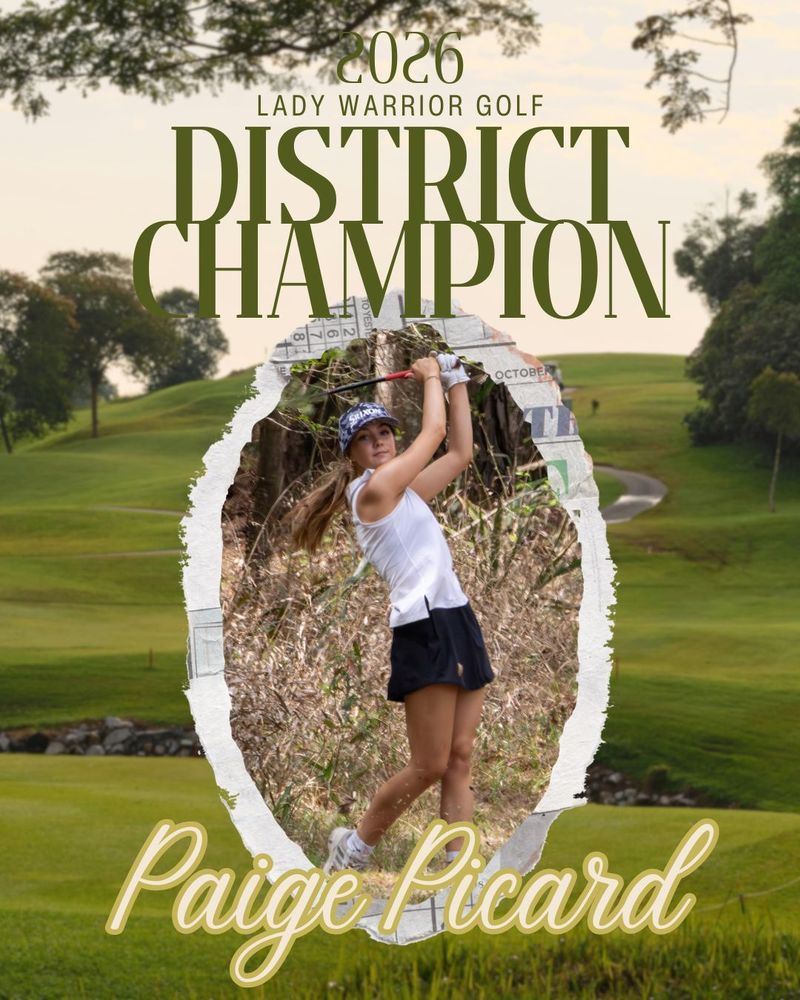 Paige Picard Golf Champ