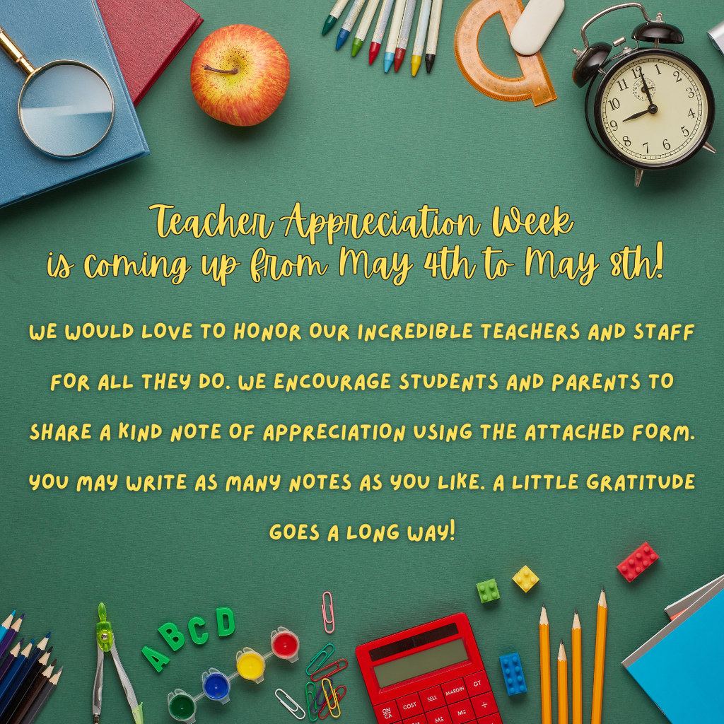 teacher appreciation