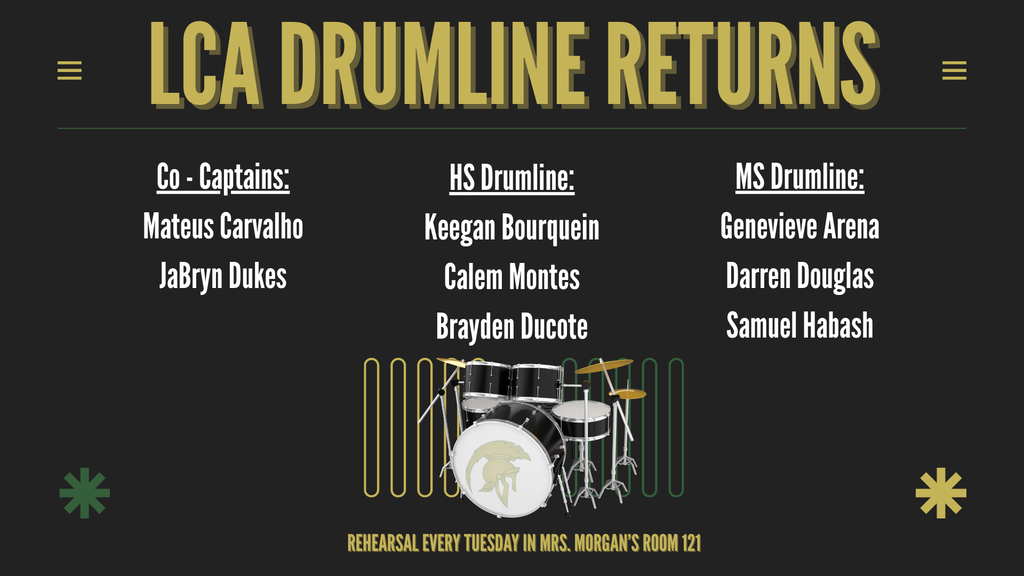 drumline roster