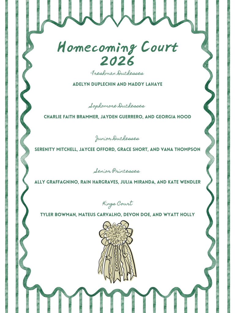 Homecoming court 2026