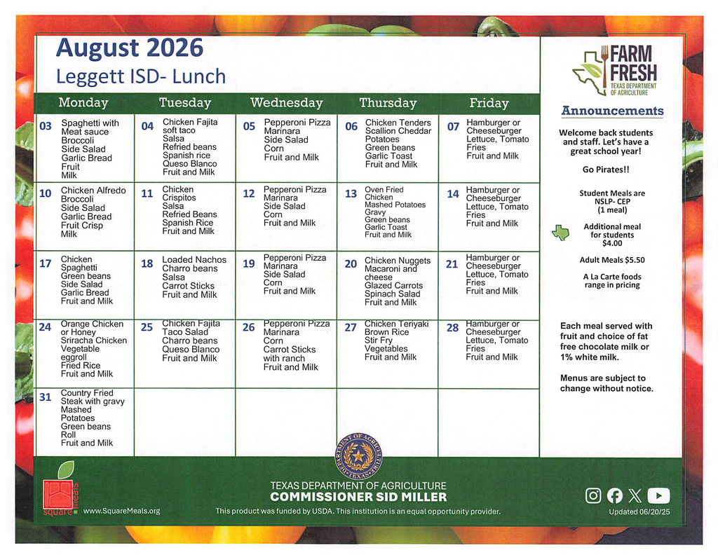 Aug Lunch