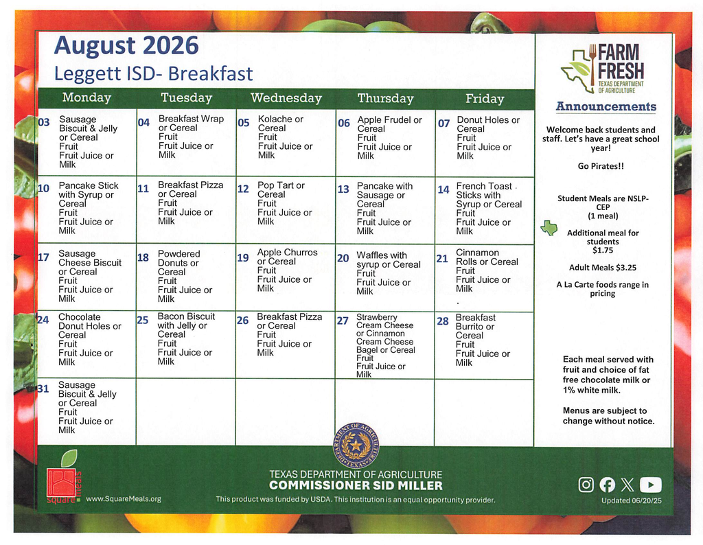 Aug Breakfast