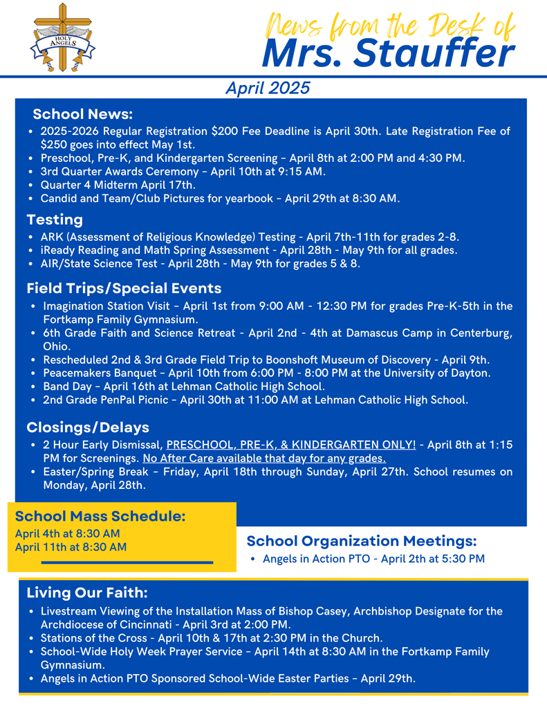 April principal newsletter