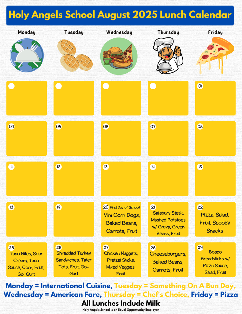 lunch menu