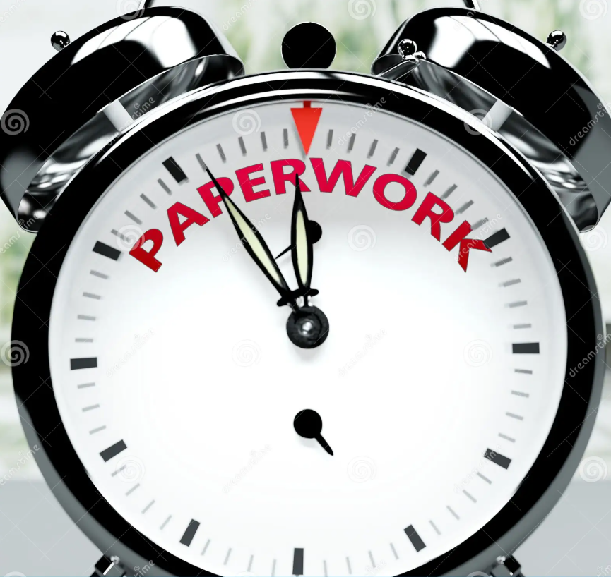 paperwork due soon