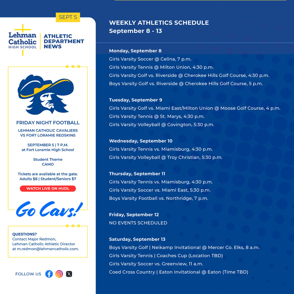 Athletic Department News
