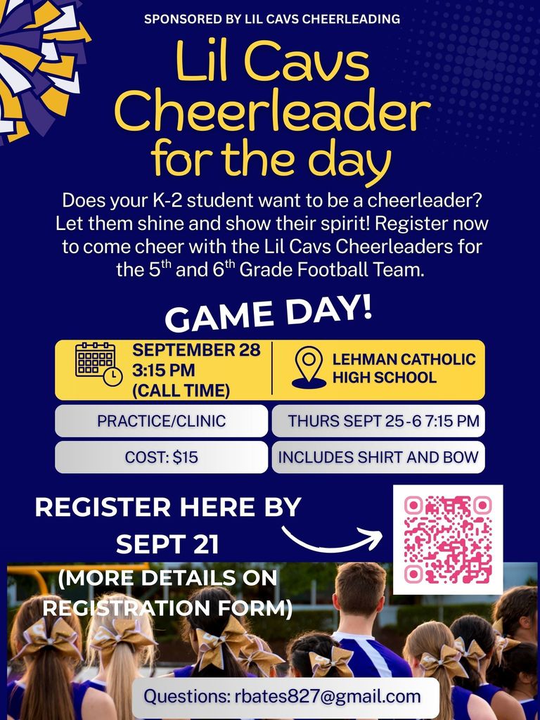 Lil Cavs cheer