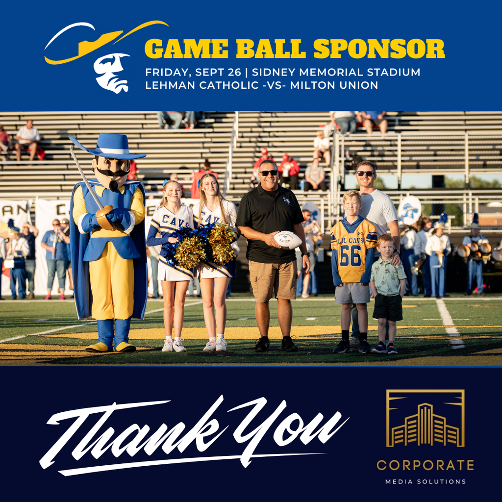 Game Ball Sponsor