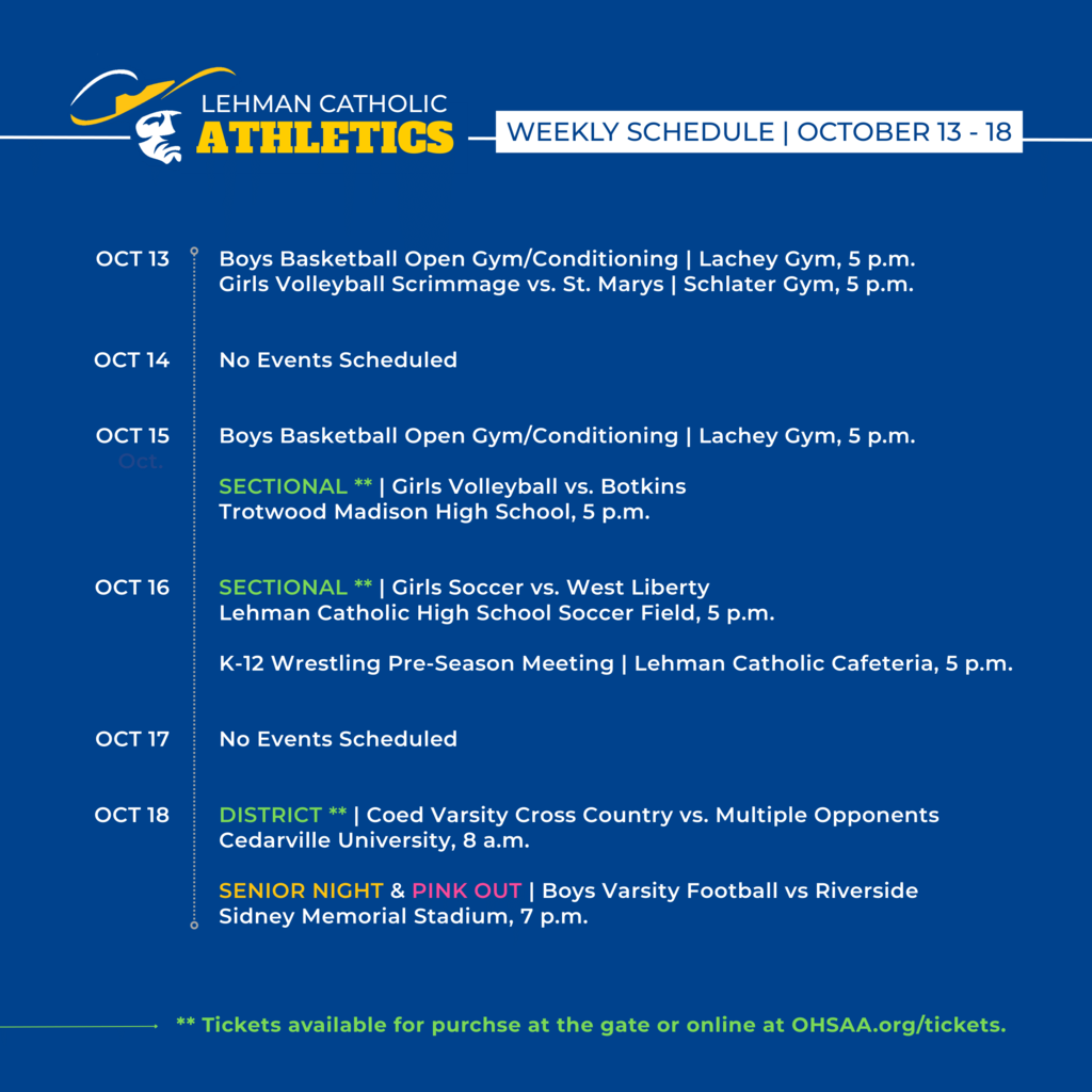 Weekly Schedule