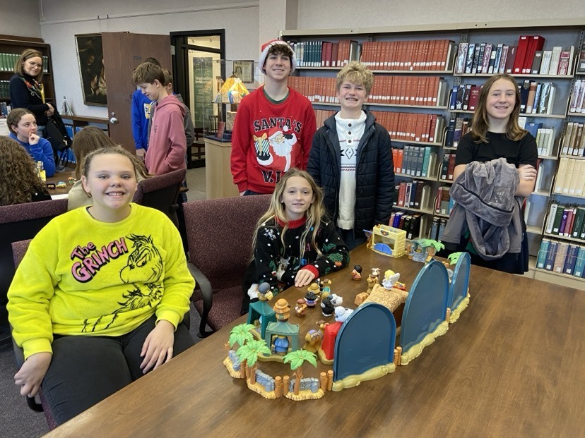 Nativity scene display at UD