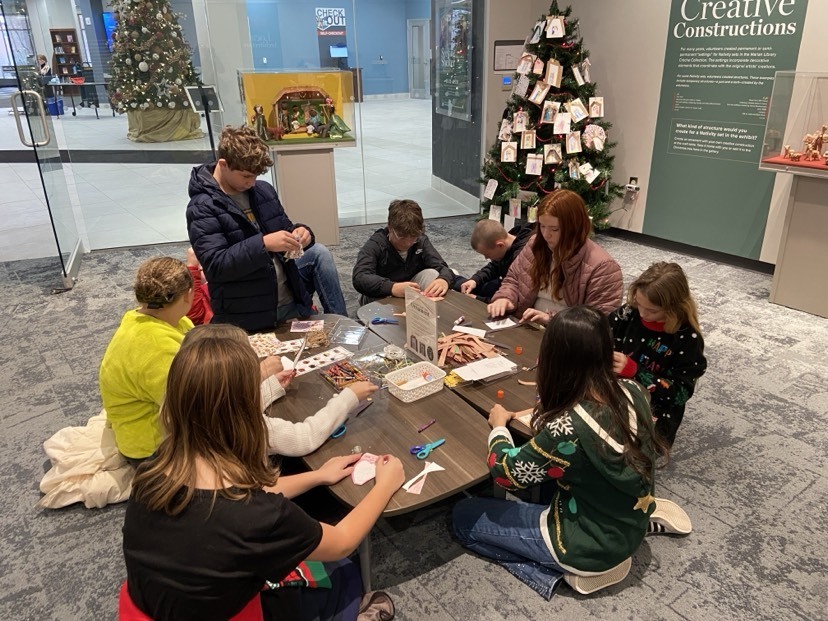 Nativity scene display at UD
