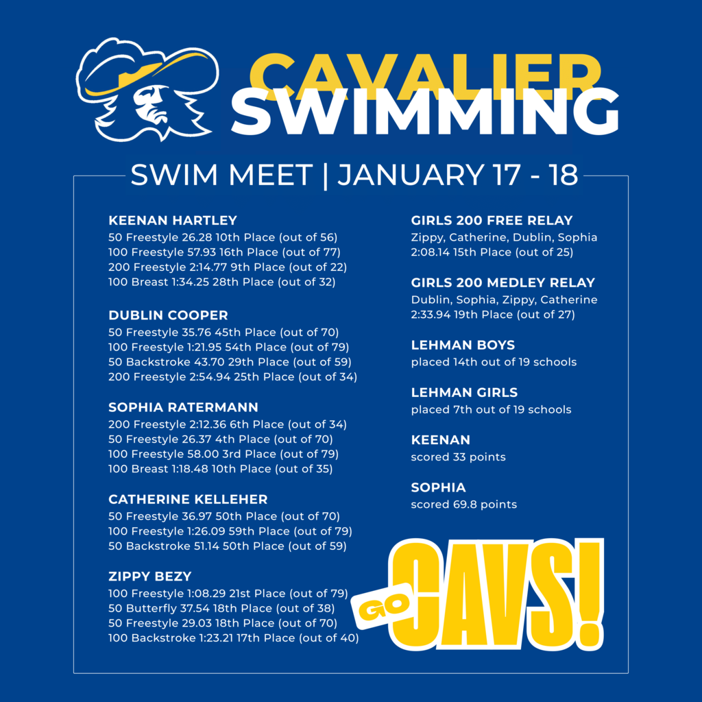 Lehman Catholic Swim