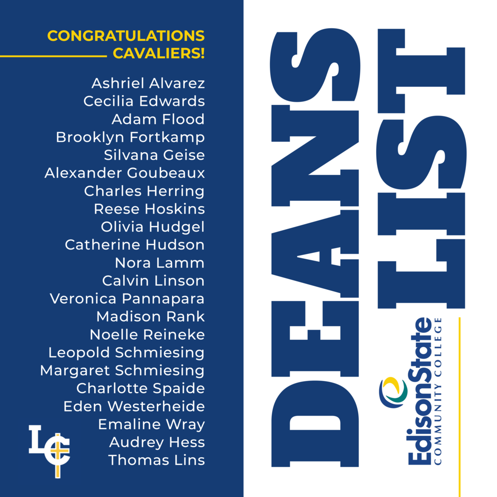 Edison State Deans List