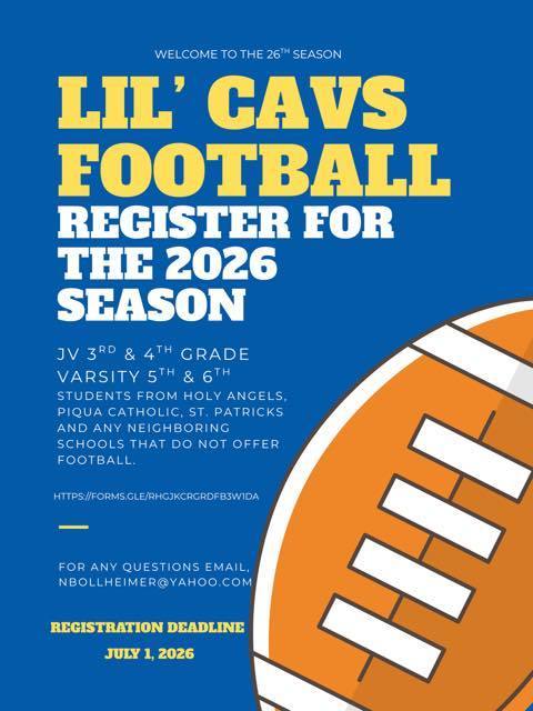 Lil' Cavs Football 
