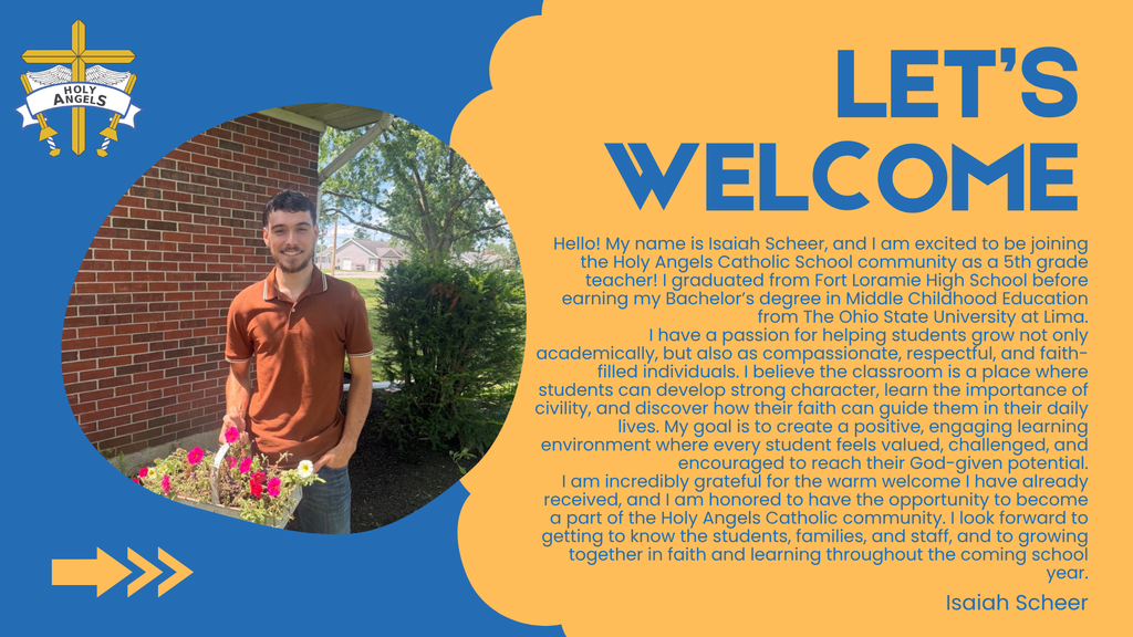 Welcome Isaiah 