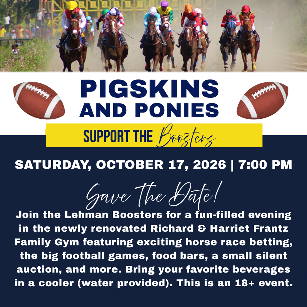 Pigskins and Ponies Booster Fundraiser