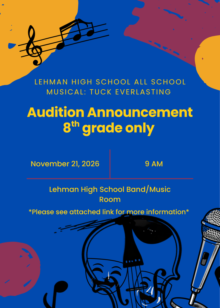 Lehman Musical Audition Announcement 