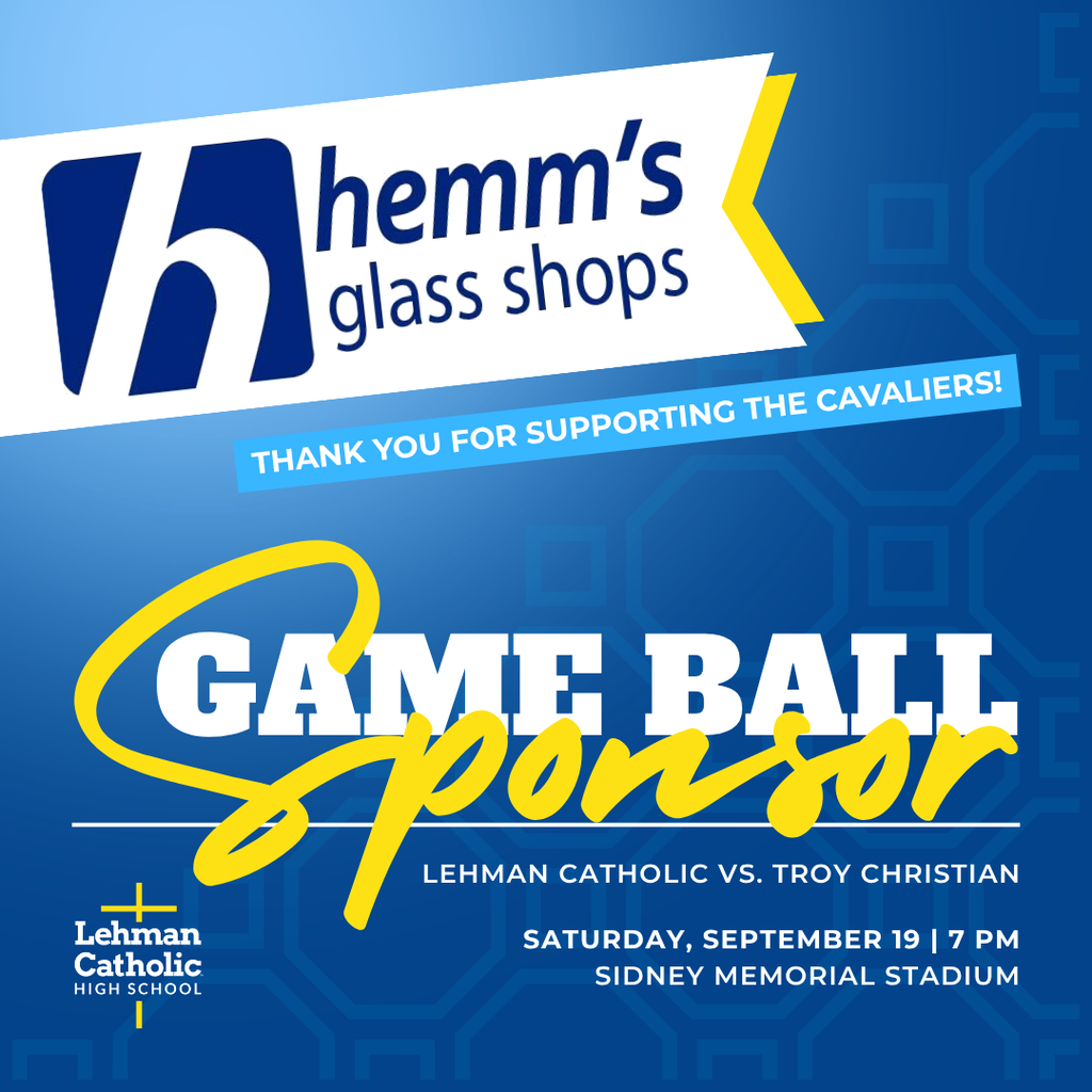 Hemm's Glass Shops Game Ball Sponsor
