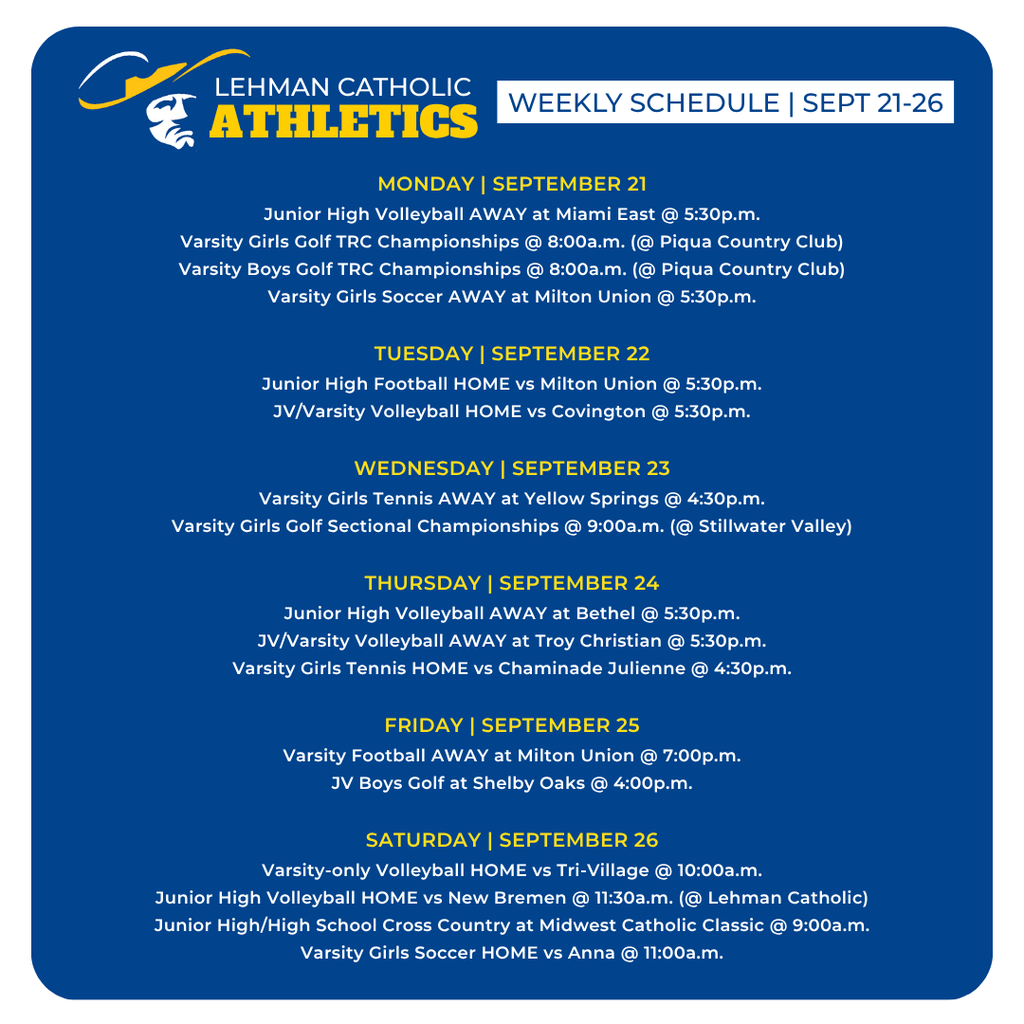 Athletics this week