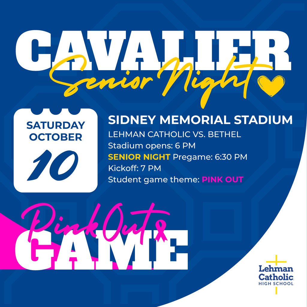 Senior Night & Pink Out | October 10