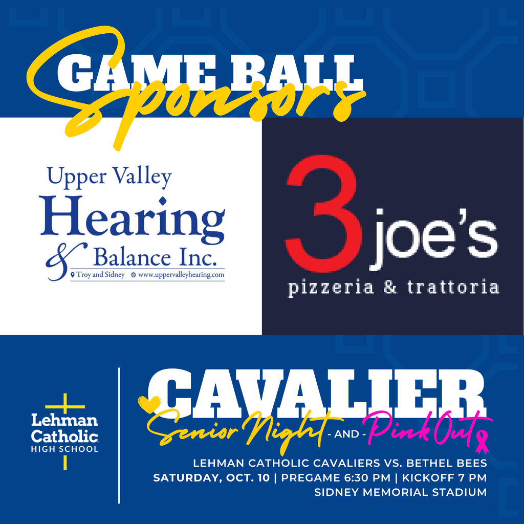 Game Ball Sponsor | Oct 10