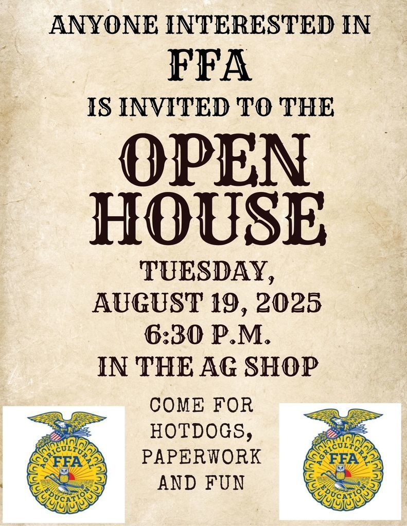 FFA Open House