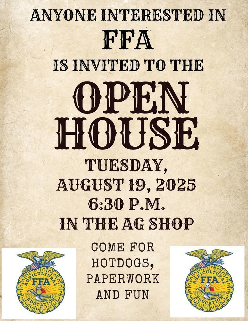 FFA Open House