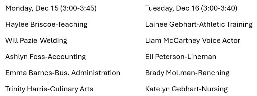 Youth Internship Presentations