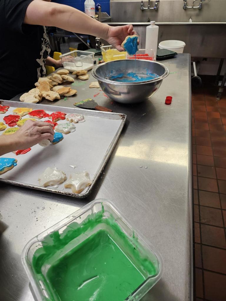 Christmas dinner prep