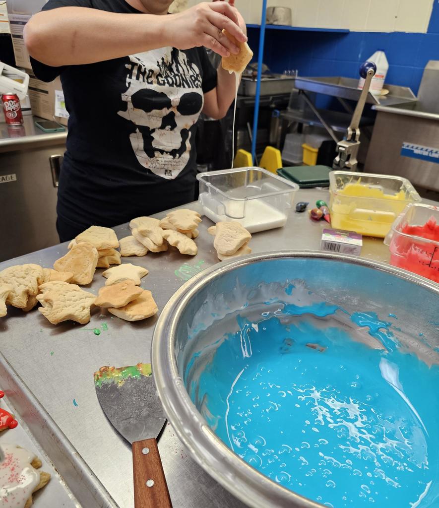 Christmas dinner prep