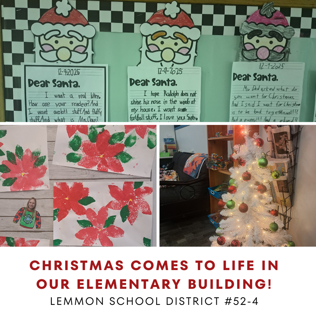 Christmas comes to life in our elementary building in December!
