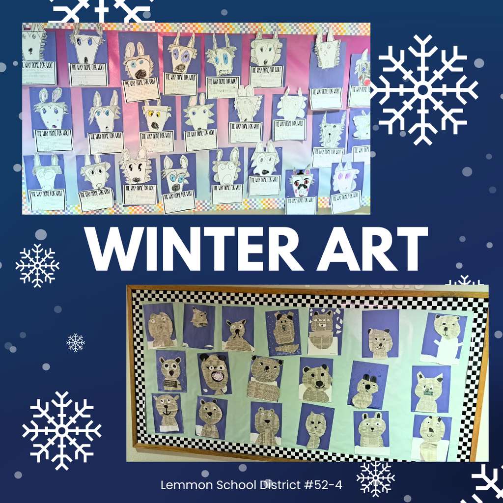 Kindergarten & 1st Grade Winter Art 