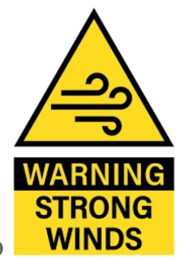 strong winds