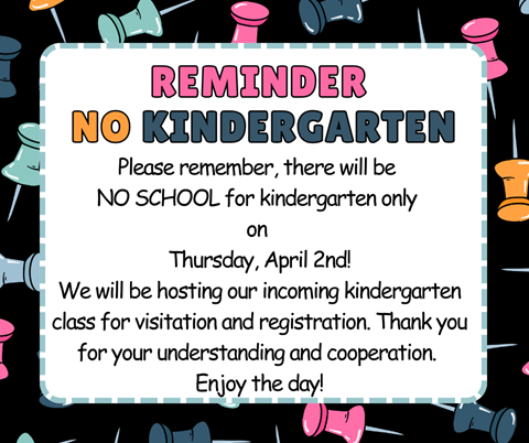 No Kindergarten